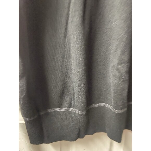 Calvin Klein Jeans Sweater Mens XL Black  Long Sleeved Quarter Zip Tight Knit - Picture 4 of 6